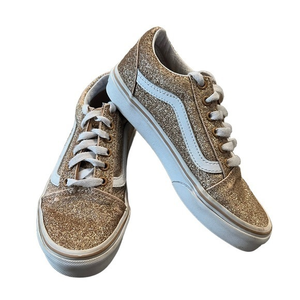 Vans Old Skool Glitter Skate Shoe‎ - Little Kid - Amberlight Youth Size 2